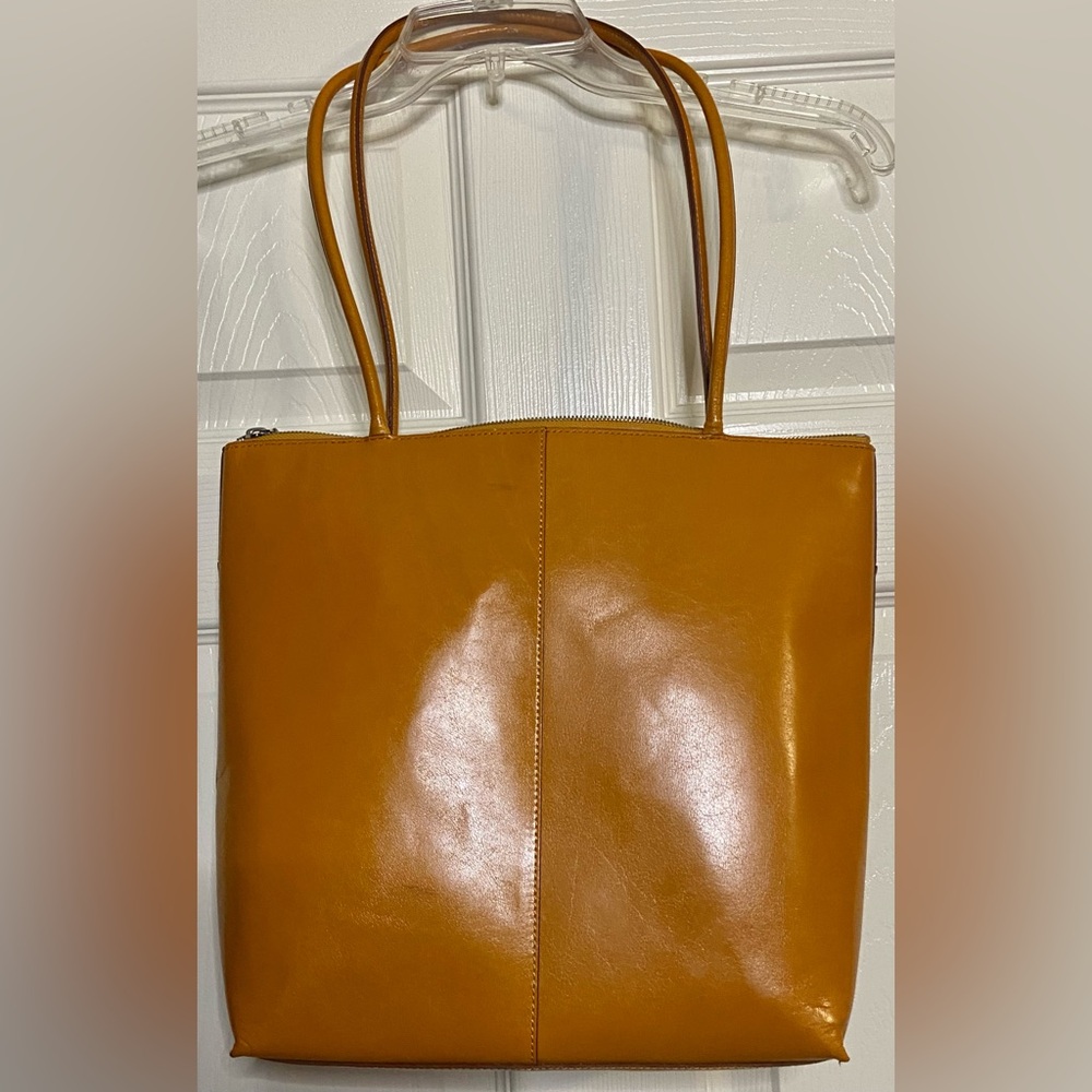 HOBO The Original Brand Leather Shoulder Bag- Color/orange - Picture 6 of 6